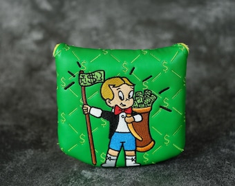Najbogatszy dzieciak Richie Inspired Mallet Putter Headcover Fit ™ SPIDER