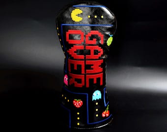 Game Over Pac Man Inspired Golf Driver Headcover Fit Up to 460cc