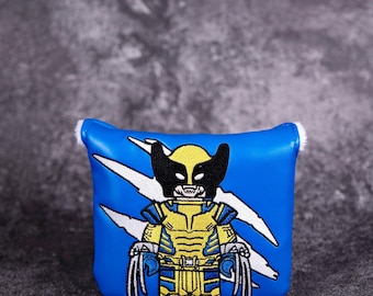 NEW Magnetic Mini Wolverine Inspired Mallet Putter Headcover