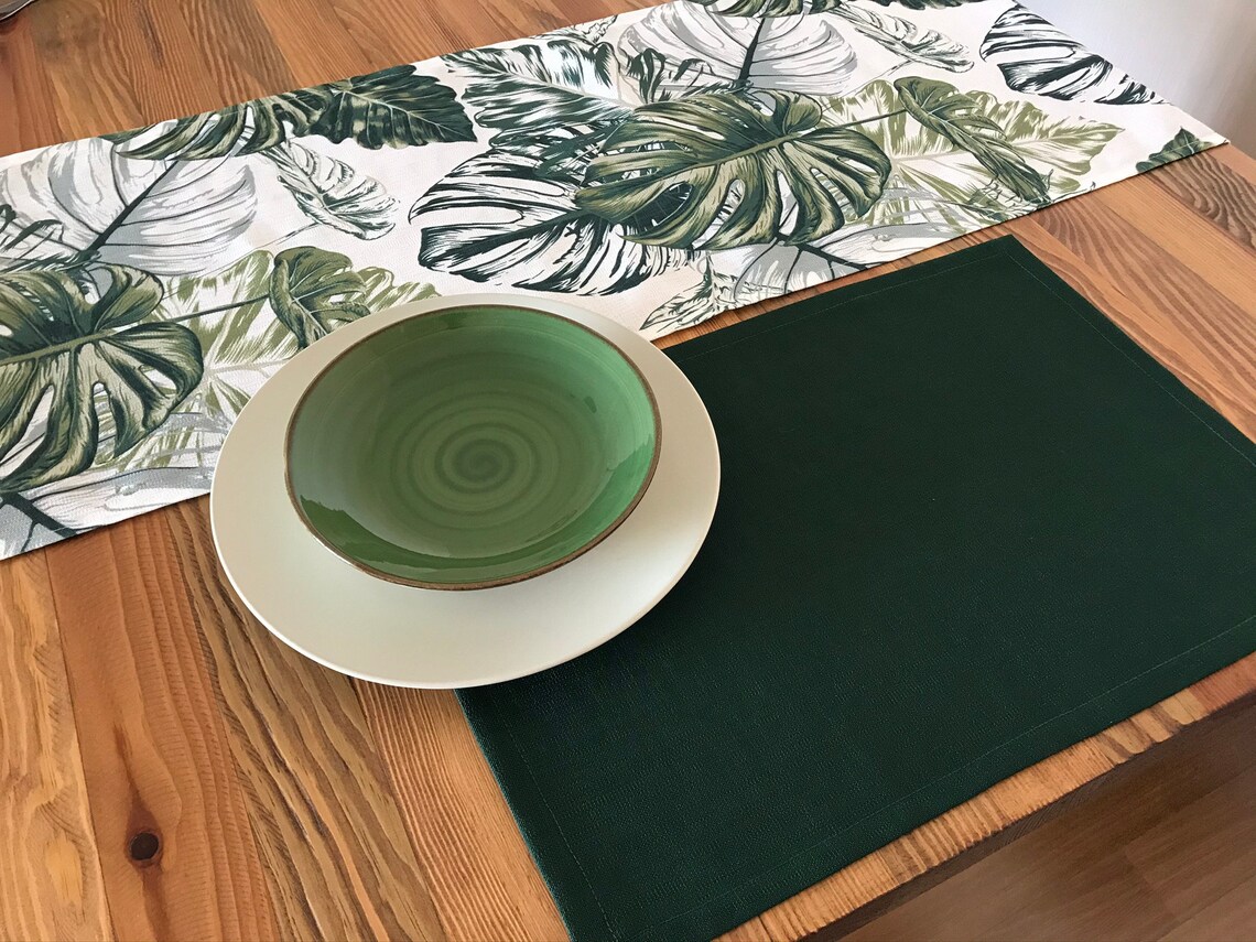 Table Runner Set Placemat Set of 6 Dining Mats Table Etsy