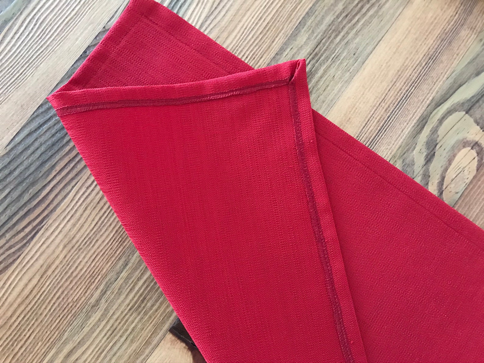 Fabric Placemat Red Placemat Modern Placemats Washable Etsy