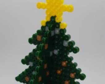 Perler bead Christmas tree, pixel Christmas tree