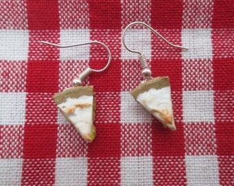 Meringue Pie slice earrings