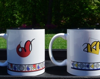 Bengali Mom Dad Mugs, Bangladeshi Art, Parents Gift Set