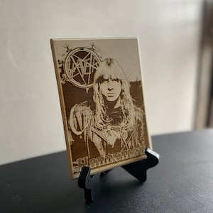Hanneman Wooden Portrait Laser engraving wall hanging portrait Slayer