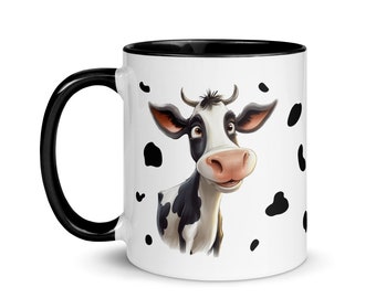 Mug Cow Humor Nature Humor Deco Contemplation Gift Animals Original Cup Coffee Tea Walk Countryside Hiking Farmer