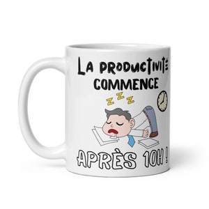 Productivity Mug No Morning Office Work Mug Colleague Humor Humorous Coffee Coffee Gift Friendly Secret Santa Departure Joke Break