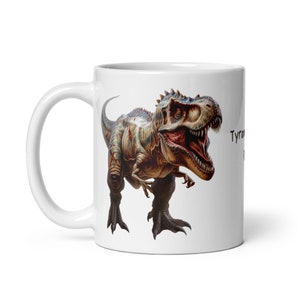 Dinosaur Mug Tyrannausorus Rex Triceratops Carnotaurus Mosasaurus Giganotosaurus Ceratosaurus Jurassic Paleontology Kids Mug Christmas