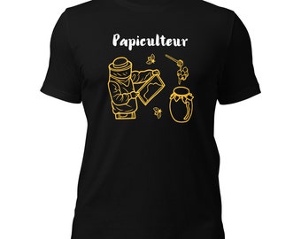 Beekeeper Gift - Grandpa/Grandad - Beehive, Honey, Garden - Original T-shirt for Birthday Party, Beekeeping, Nature, and more