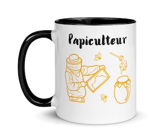 Mug Grandpa Beekeeper Gift Grandpa Grandfather Bees Hive Honey Garden Original Mug Birthday Party Papiculteur Apiculture