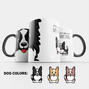Border Collie Coffee Mug. Mug for dog lovers. Mug for dog mom. Coffee mug for dogmums