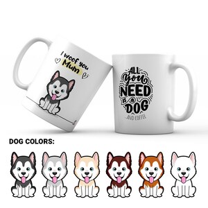 Husky Coffee Mug for dogmums