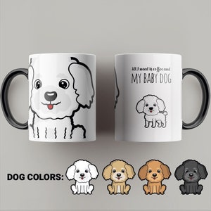 Labradoodle Coffee Mug. Mug for dog lovers. Mug for dog mom. Coffee mug for dogmums