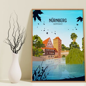 Nuremberg poster night