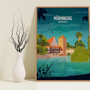 Nuremberg poster night