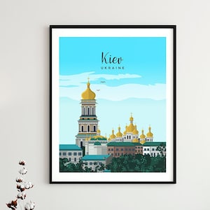 Poster de la Ciudad de Praga. Impreso en papel de alta calidad. Posters para viajantes.
