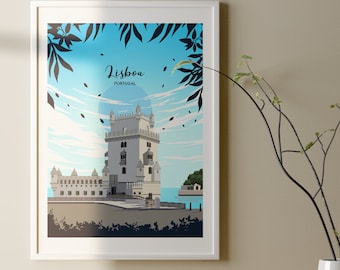 Poster de la Ciudad de Amsterdam. Impreso en papel de alta calidad. Posters para viajantes.