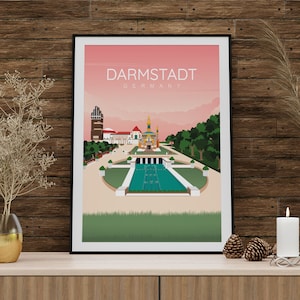 Manifesto di Darmstadt. Stampato su carta di alta qualità. Manifesto dei viaggiatori.