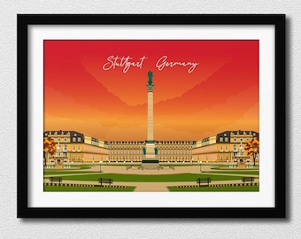 Stuttgart poster horizontal