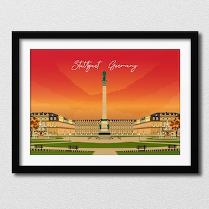 Stuttgart poster horizontal