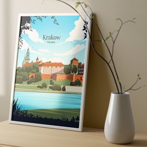 Kraków day poster