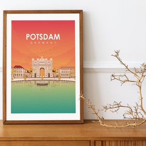 Potsdam poster. Printed in high quality paper. Traveller poster