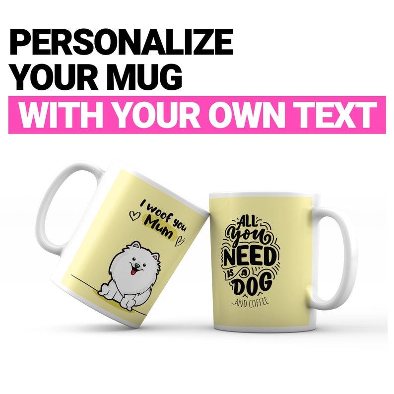Mug message personalisation addon. Change the default text of your mug. Bild 1