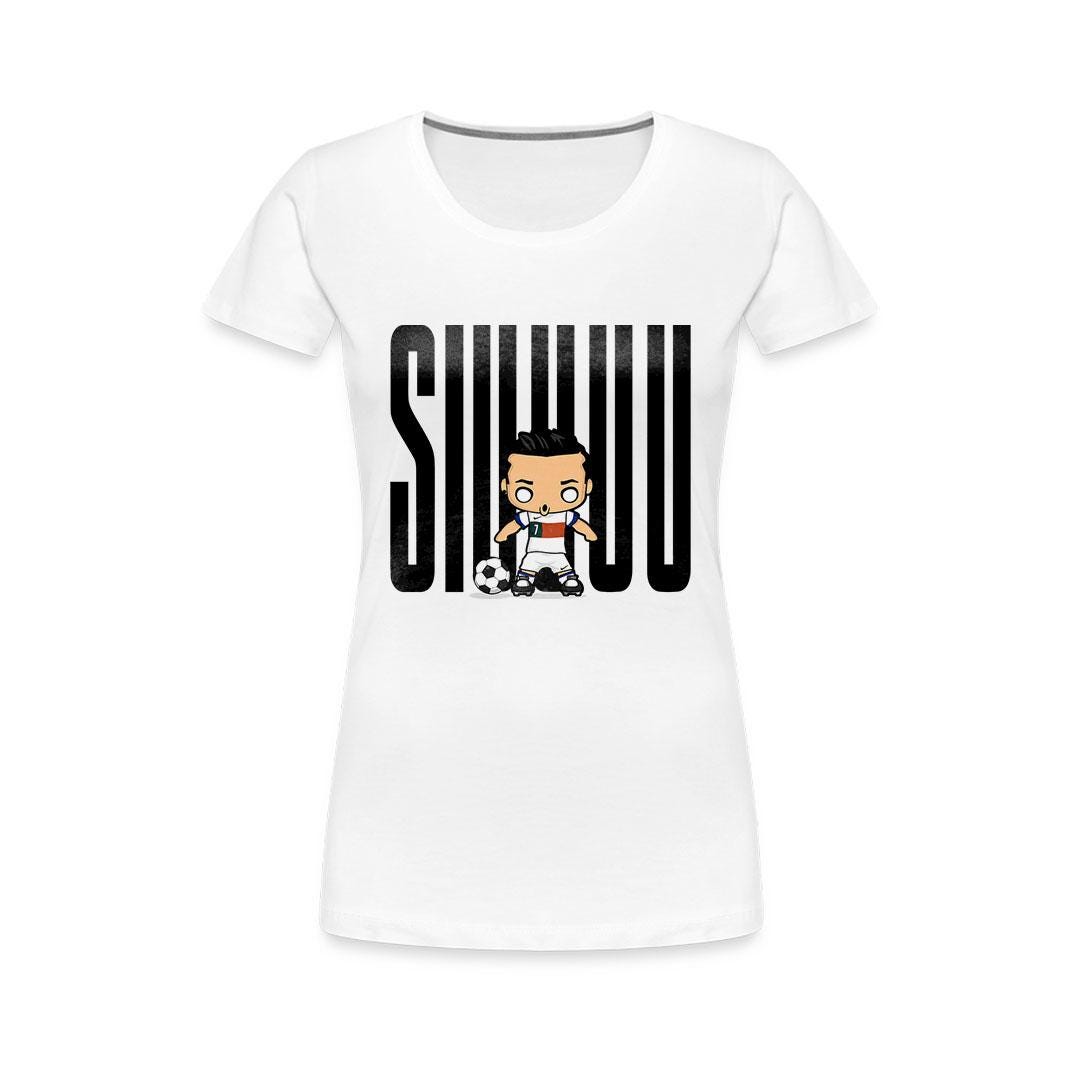 Kawaii Ryna Rondols SIUU Cristiano Ronaldo Kawaii Style T-shirt - Etsy
