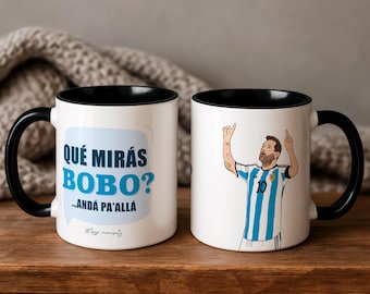 Que mira bobo - Messi coffee mug - world cup 2022