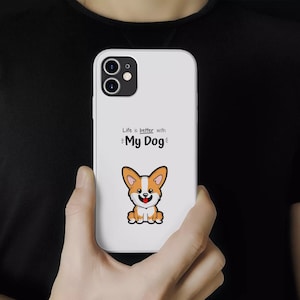 Corgi - Phone Case - Iphone, Samsung, dogs lovers