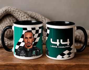 Lewis Hamilton 44, Coffee Mug