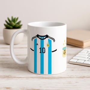 Messi Champion world cup - 3 stars new tshirt coffee mug