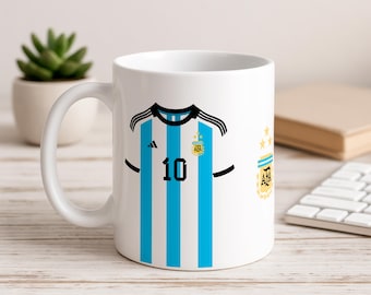 Messi Champion world cup - 3 stars new tshirt coffee mug