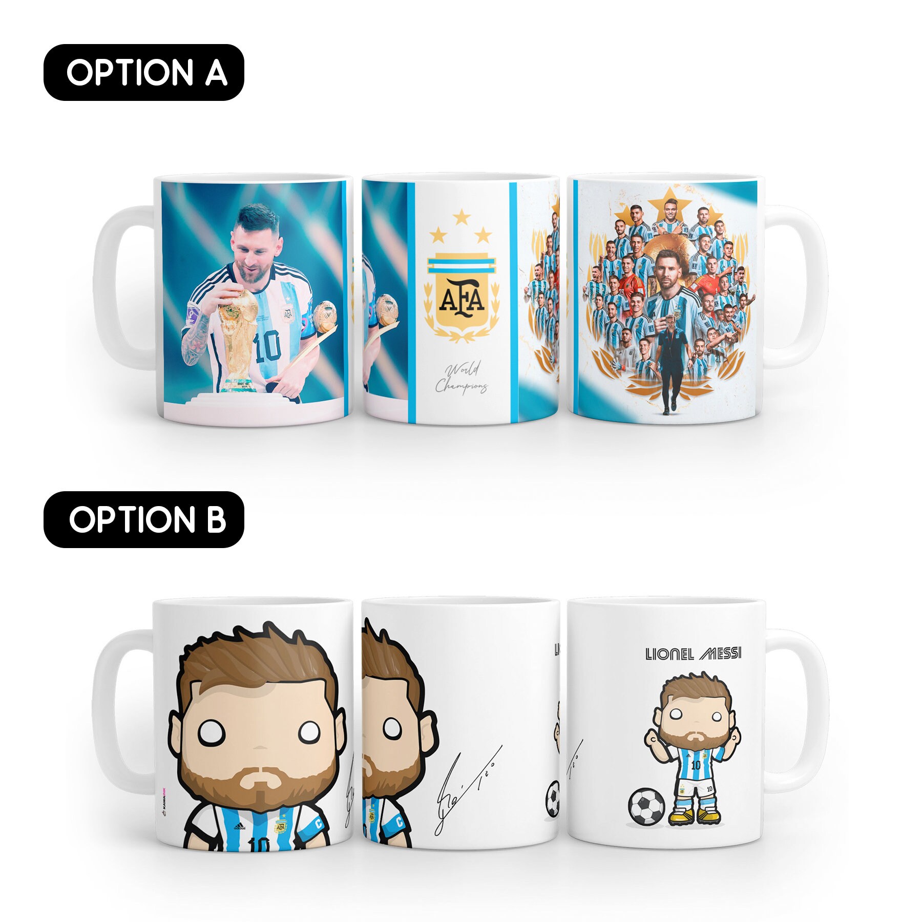 アルゼンチン代表 バルセロナ メッシ 2014W杯準決勝戦ユニフォーム PSG