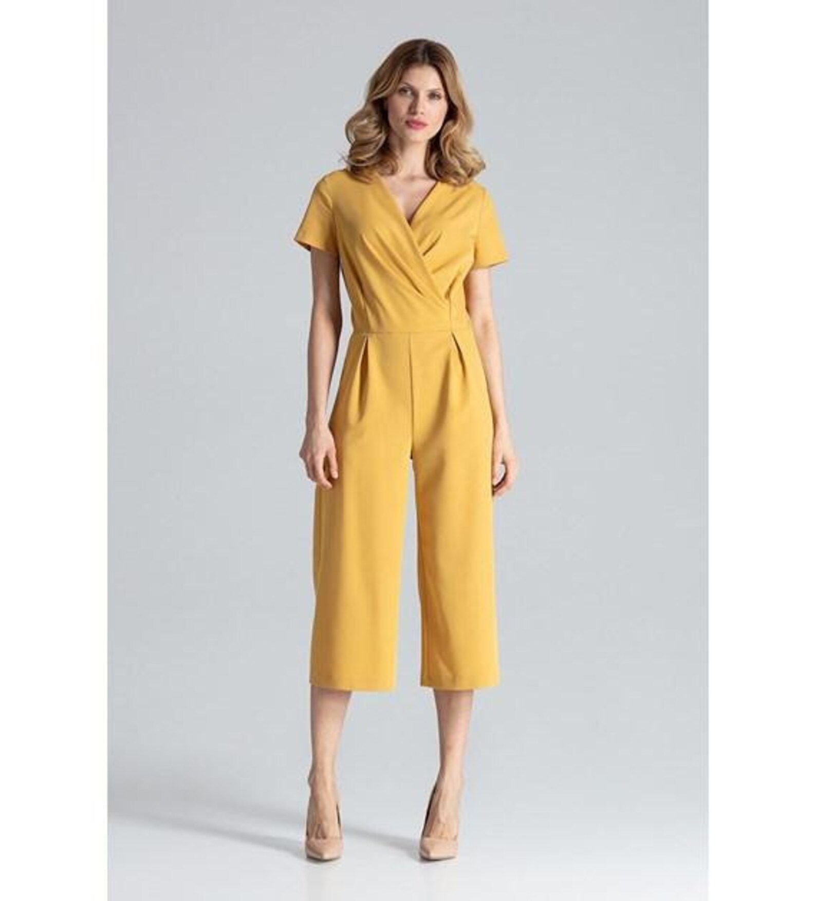 Culotte Jumpsuit Jumpsuits Damen Jumpsuits gelbe Jumpsuits Etsy