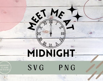 Meet me at midnight svg, midnight svg, midnight png