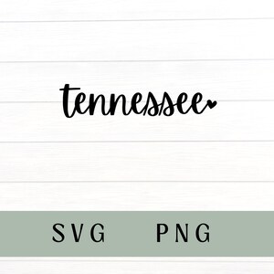 Tennessee SVG, Tennessee PNG, Tennessee, staat SVG, staat PNG, Tennessee liefde