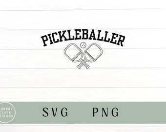 Pickleballer svg/ pickleball svg/ pickleball png/ cute pickleball svg/ Pickleball clipart/ pickleball shirts svg/ pickleball gifts