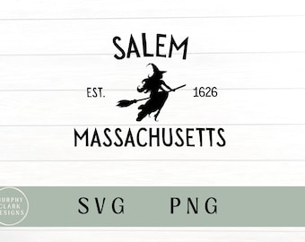 Salem svg, Salem png, Massachusetts svg, Massachusetts png, witch svg, witchy svg