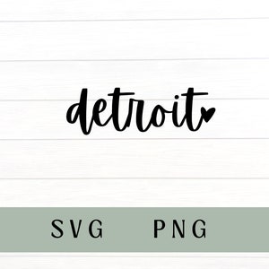 Detroit svg, Detroit png, Michigan svg, Michigan png