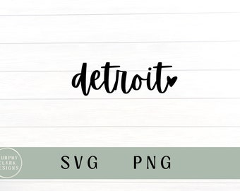Detroit svg, Detroit png, Michigan svg, Michigan png
