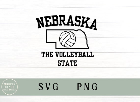Nebraska volleyball svg / volleyball mom png /  volleyball png / volleyball / Nebraska svg / state svg / Nebraska volleyball png / Nebraska