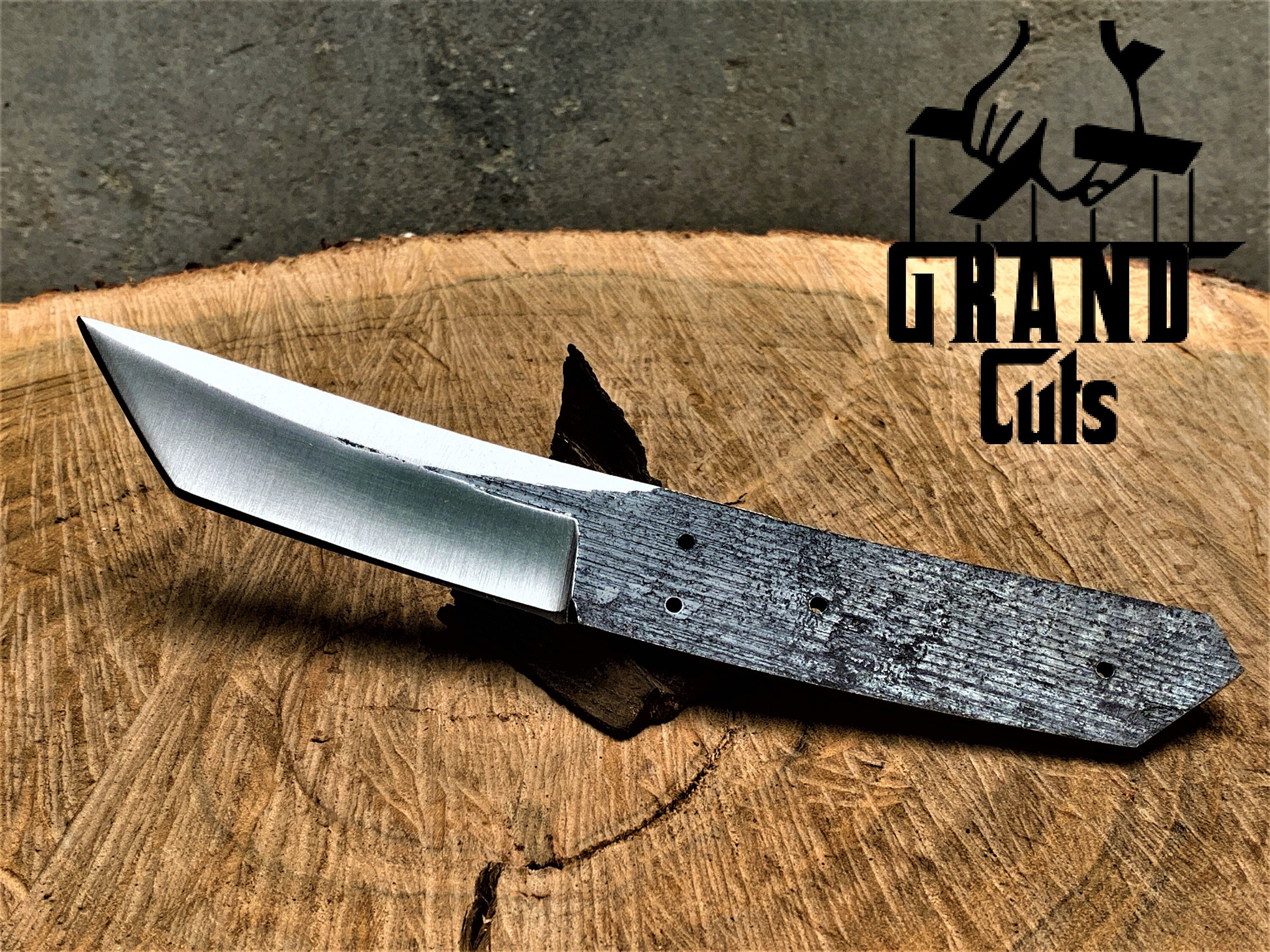 8 Handmade 1095 Steel Japanese Tanto Knife Blank Blade. Etsy