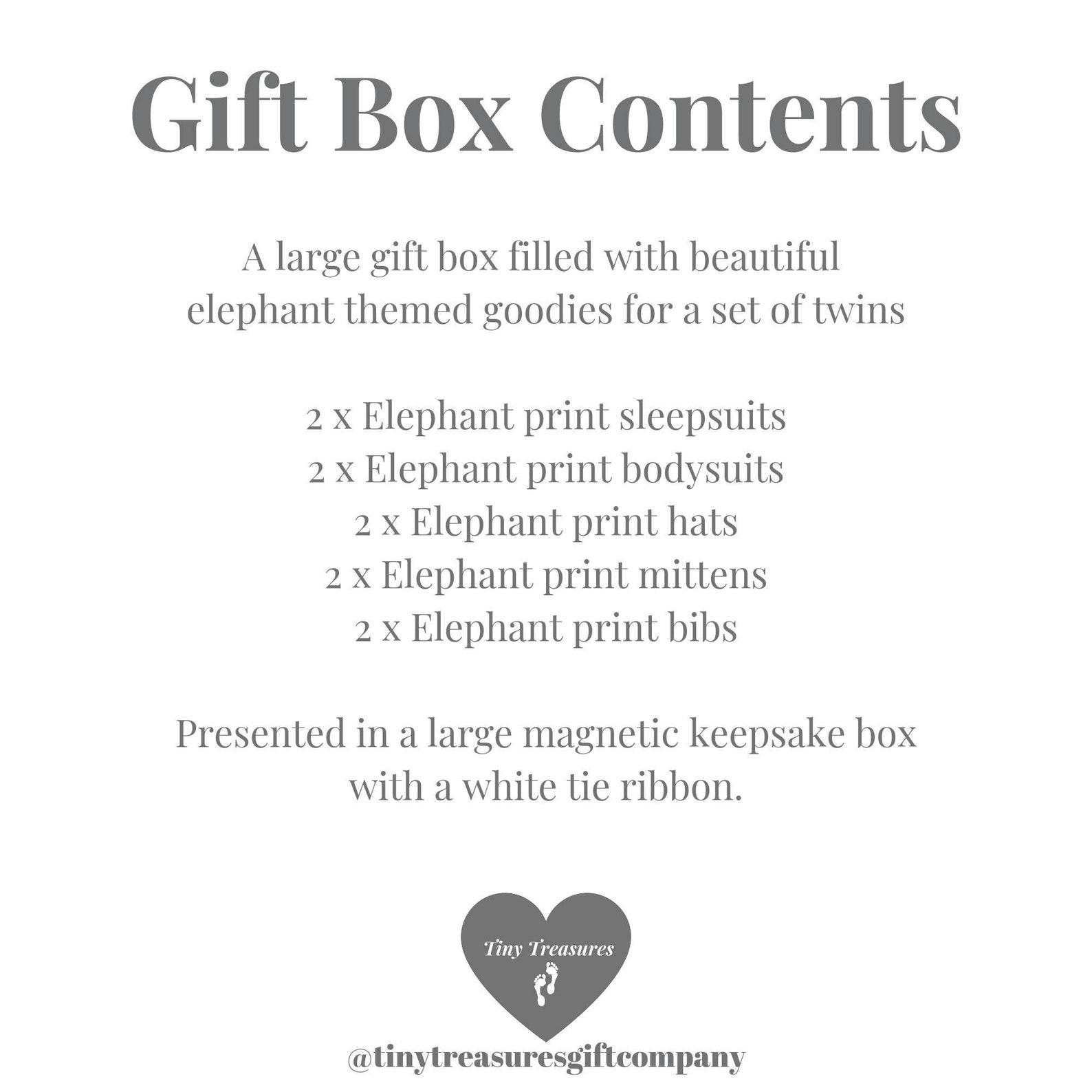 Twin Baby Gift Box, Twin Unisex Baby Gift Hamper, Twin Baby Shower Gift, Gift for New Parents