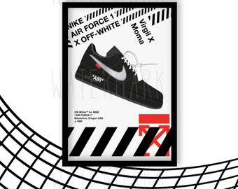 nike off white poster