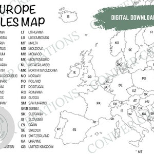 Europa & US Sales Tracker | EU-Länder Verkaufskarte, Small Business Tracker, Etsy Sales Tracker, Color In Sales Map