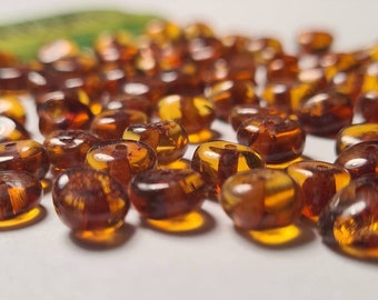 Natural Baltic Amber Beads Genuine Raw Amber Yolk 4-7 mm size Bernstein RAW Amber Stone CHIP Gemstone