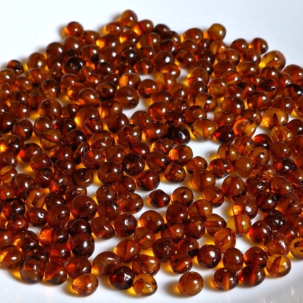 Natural Baltic Amber Beads Cognoc / mix 6-7.5mm 40-80-200beads