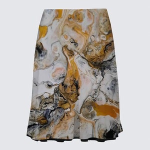 Reversible Skirt, A-line, designed from my art