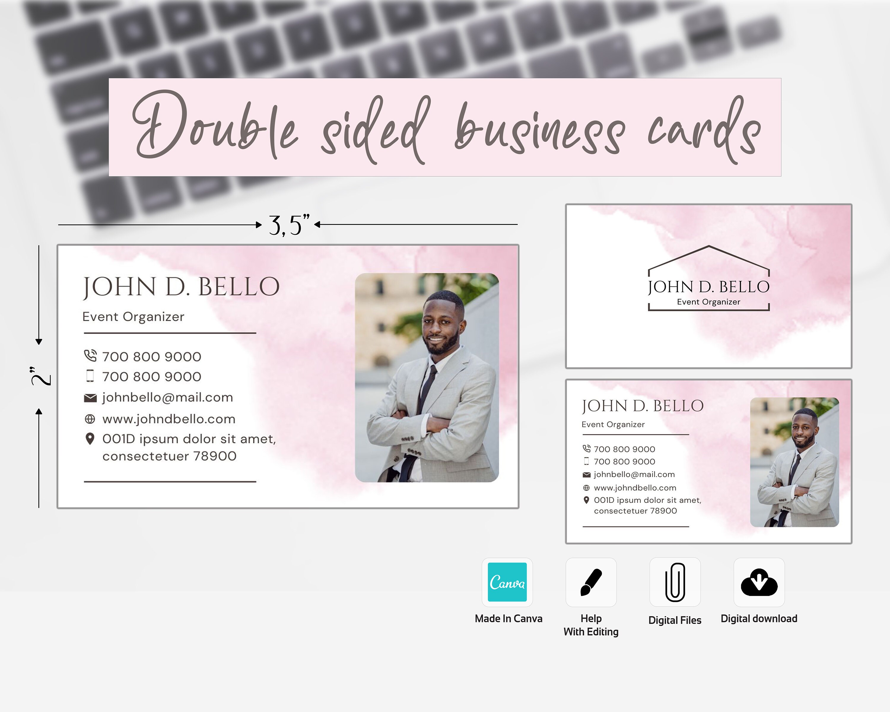 Printable Business Card Templates, Editable Business Card Templates ...